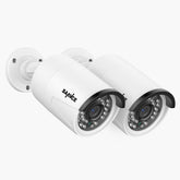 3MP Full HD PoE IP Bullet Security Camera w/ Audio Recording for SANNCE NVR N98PBD/N96PBK